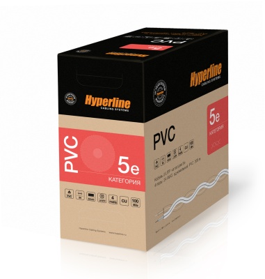 UUTP4-C5E-S24-IN-PVC-GY-305 Hyperline